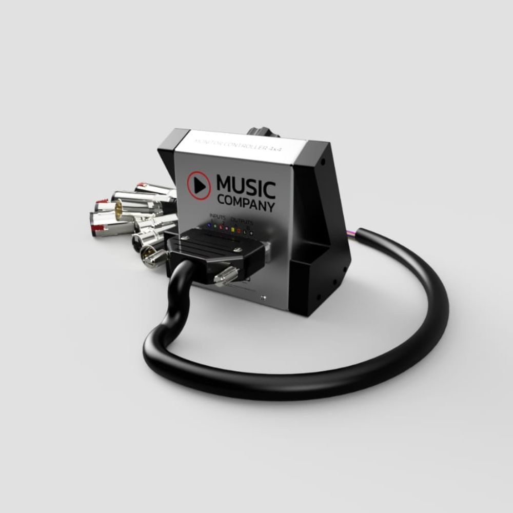 4x4 Music Company Controlador de Monitores de Áudio - 4