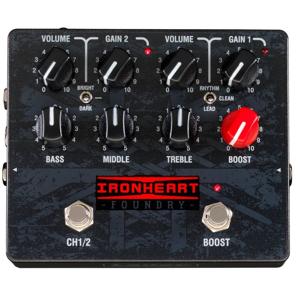 Amplificador para guitarra 60W dual channel em forma de pedal Laney IRF Loudpedal