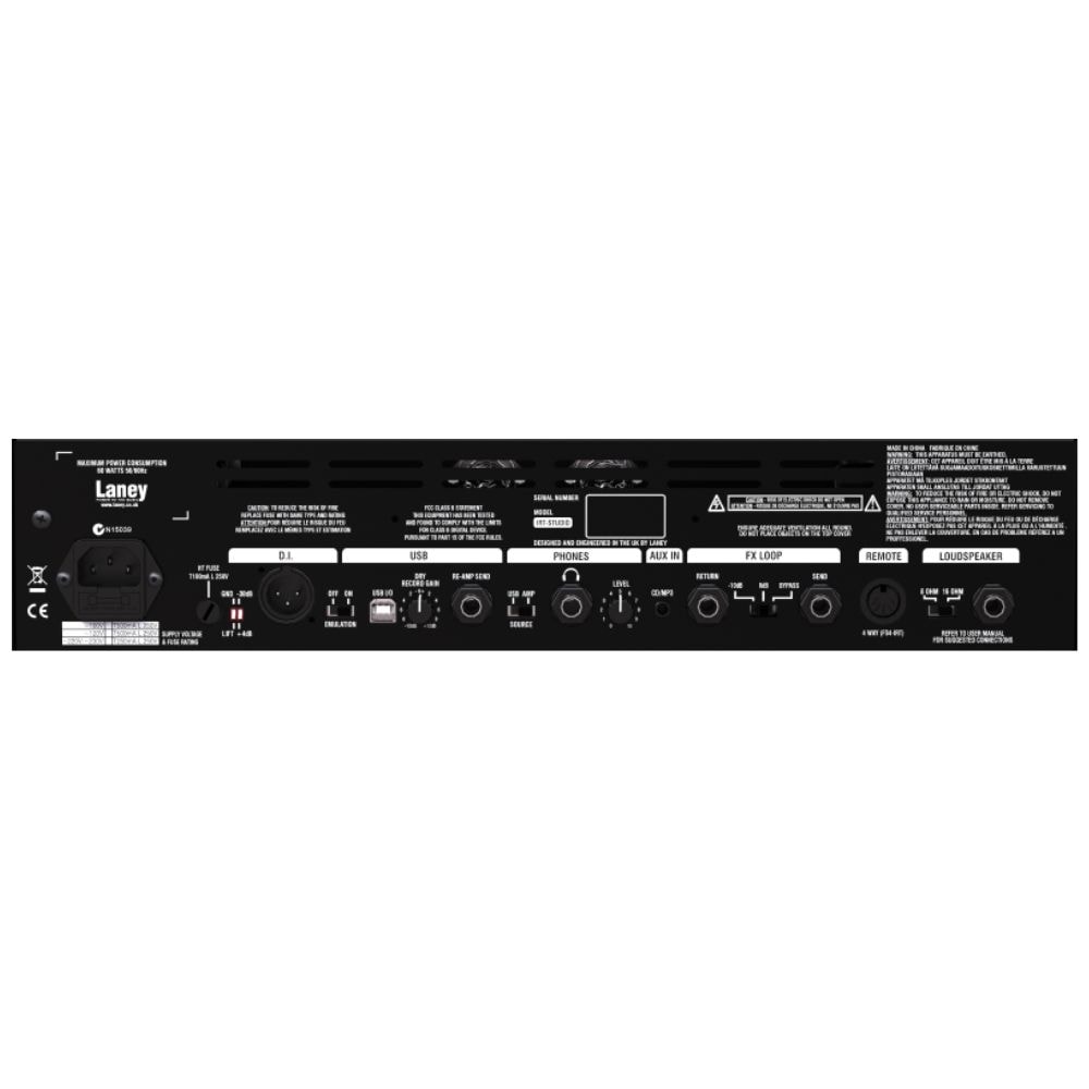 Amplificador Valvulado 3 Canais Pre-Boost Laney IRONHEART IRT-STUDIO