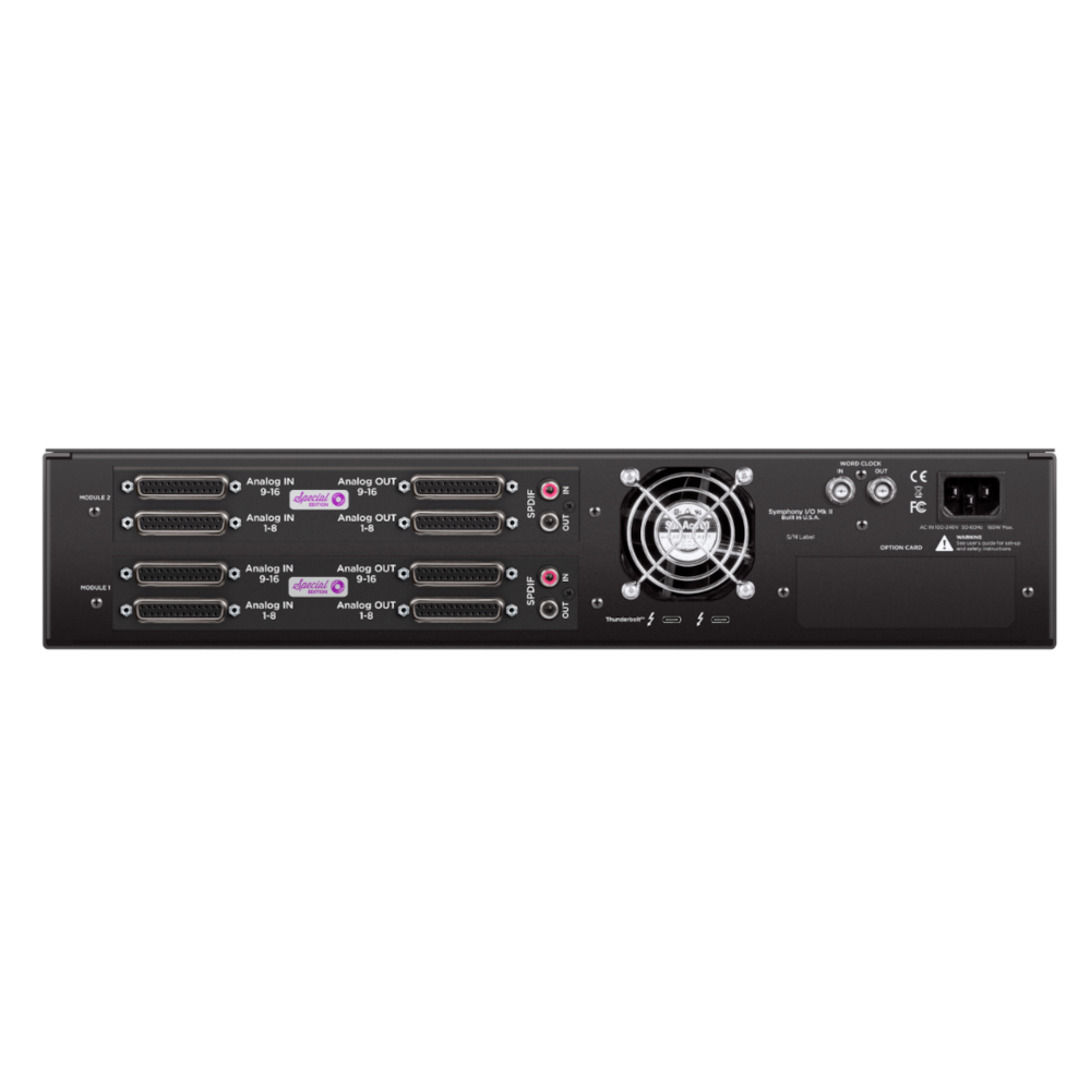 Apogee Symphony I/O Mk II SE 32x32 Thunderbolt 3 - 2