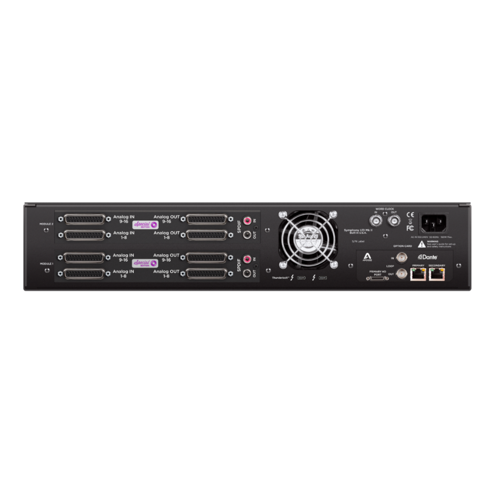 Apogee Symphony I/O Mk II SE 32x32 Thunderbolt 3 | PTHD |  Dante - 2