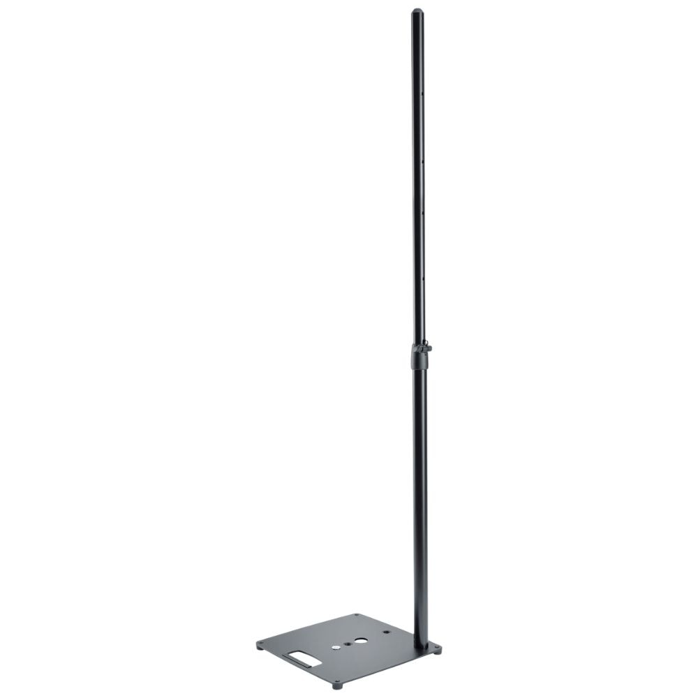 Base de Chão K&M 26729-000-55 para Suporte de Caixa Acústica Rosca M20 Aço Preto