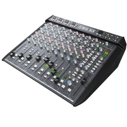 Big Six Mixer SSL analógico e interface de áudio com 16 canais de entradas e saídas USB