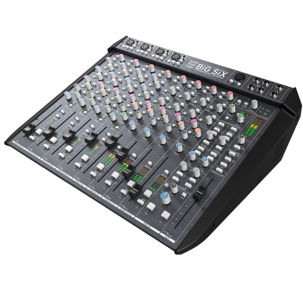 Big Six Mixer SSL analógico e interface de áudio com 16 canais USB