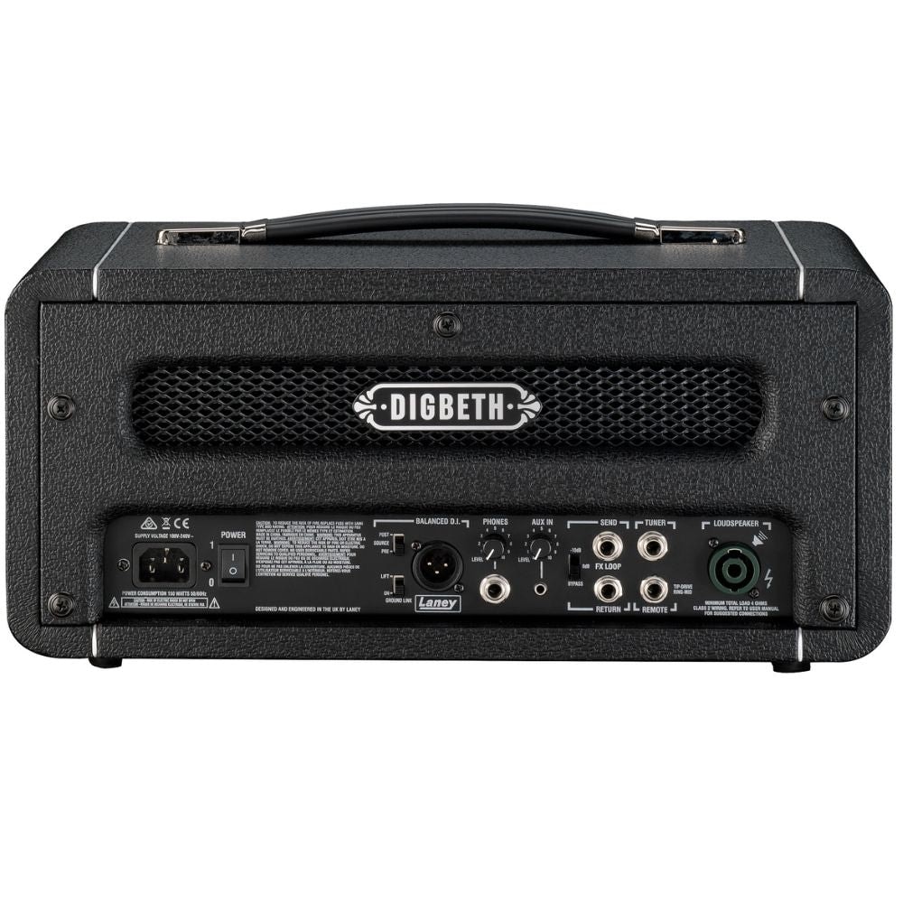 Cabeçote amplificador para contrabaixo 500W RMS com 2 canais Laney Digbeth DB500H - 2