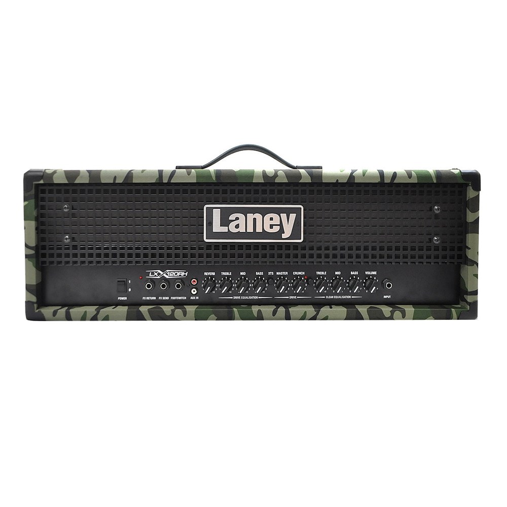 Cabeçote amplificador para guitarra 120 W RMS 4 Ohms com reverb Laney LX120RH