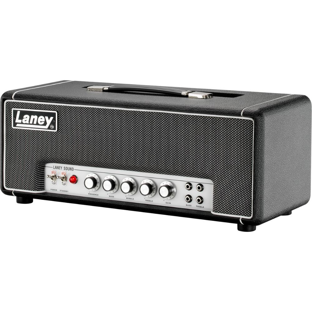 Cabeçote amplificador para guitarra estilo vintage valvulado classe AB Laney LA30BL