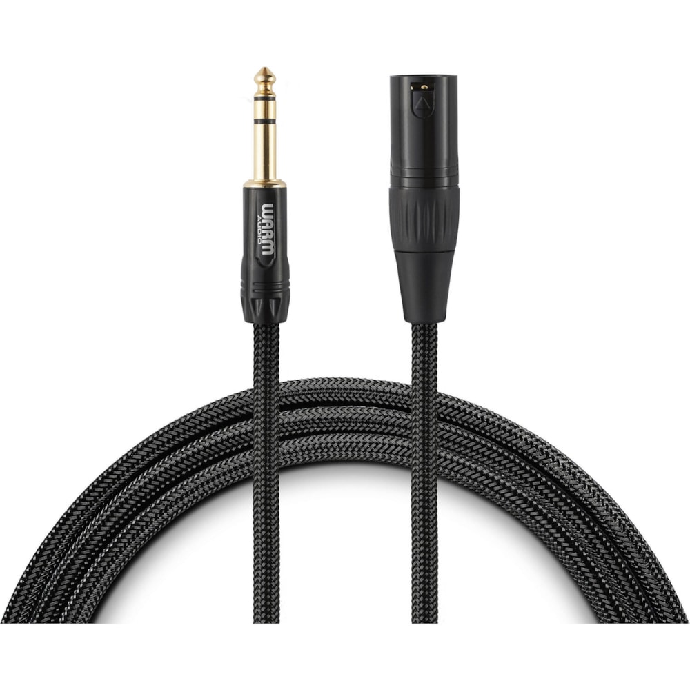 Cabo XLRm-TRSm de estúdio e ao vivo Warm Audio Prem-XLRm-TRSm-6’ (1,8m) Premier Series