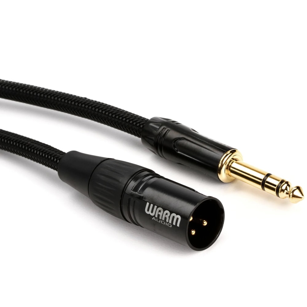 Cabo XLRm-TRSm de estúdio e ao vivo Warm Audio Prem-XLRm-TRSm-6’ (1,8m) Premier Series - 1