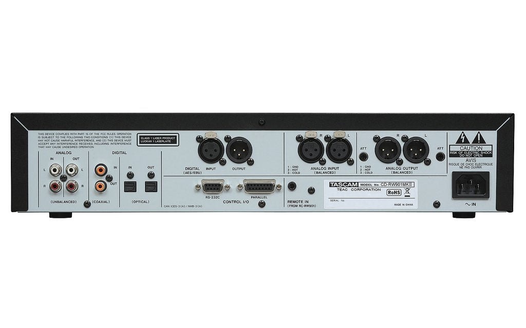 Cd Player TASCAM Cd Rw901MkII