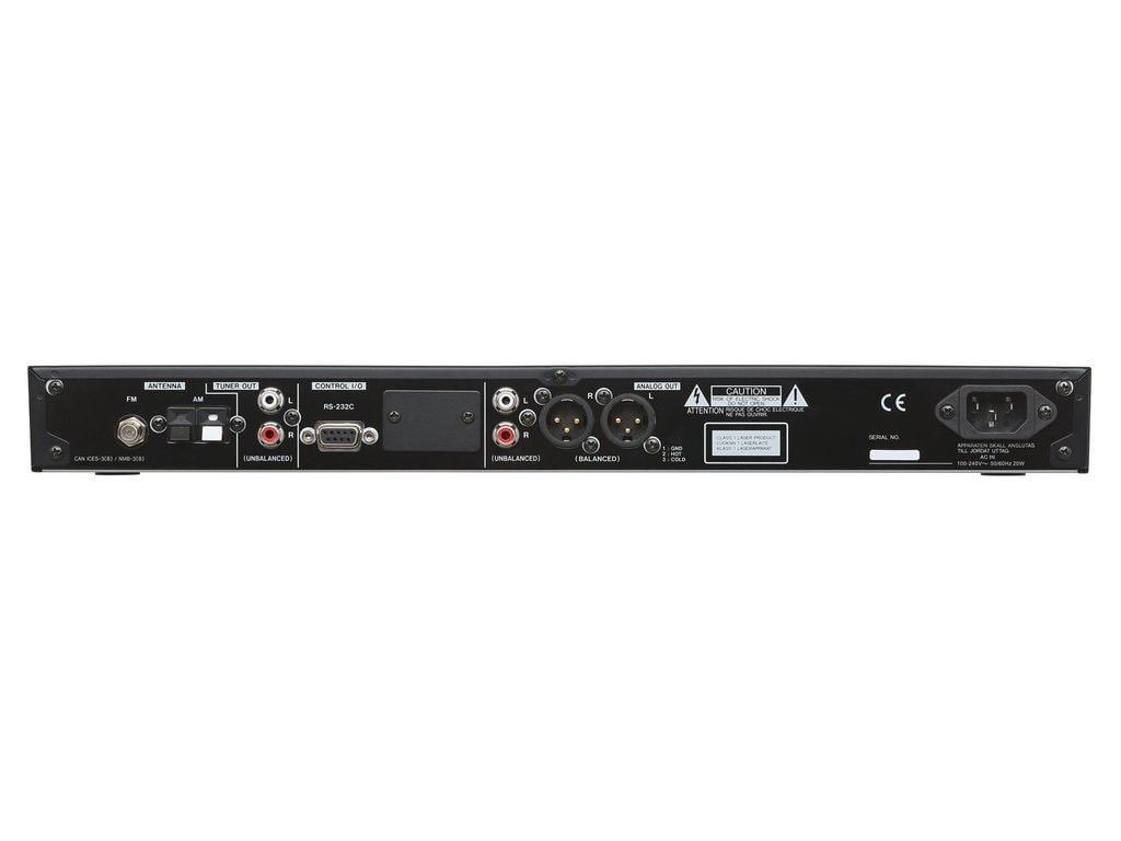 CD/SD/USB Player TASCAM CD-400U com Bluetooth e Rádios AM/FM