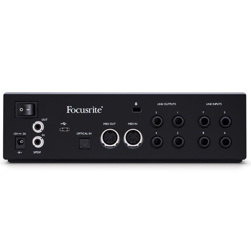 Clarett+ 4Pre Focusrite Interface de Áudio USB com 4 Preamps - 2