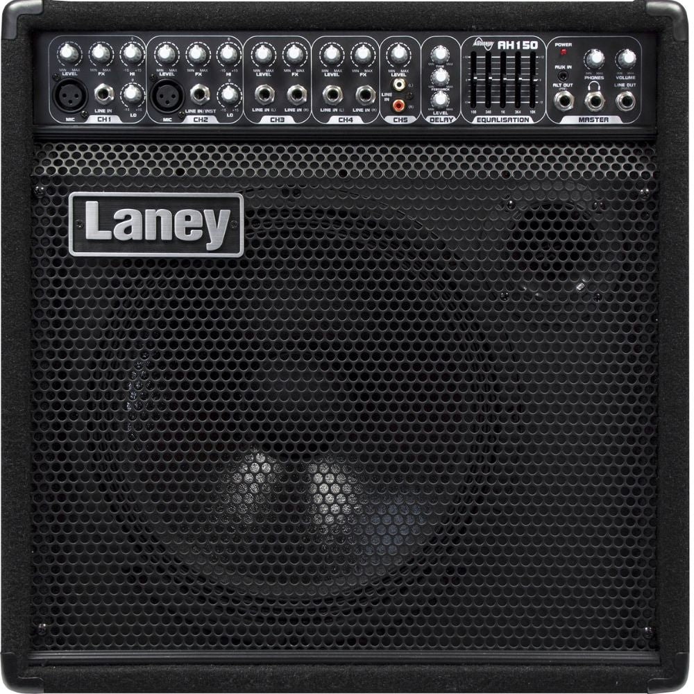Combo multi-instrumentos Laney Audiohub AH150 12 polegadas 150W com 5 canais de entrada
