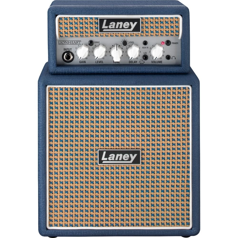 Combo portátil com pilhas para guitarra Laney MINISTACK-LION 6W