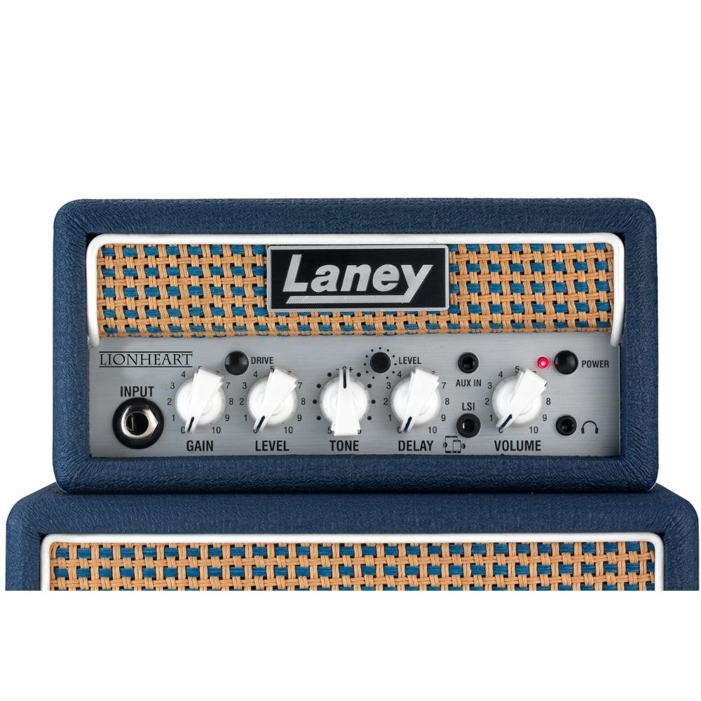 Combo portátil com pilhas para guitarra Laney MINISTACK-LION 6W com drive, delay e conexão LSI - 2