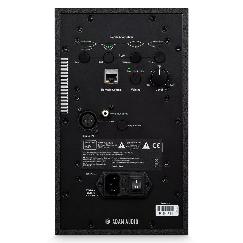 Compre Par de monitores de áudio ADAM Audio A4V e ganhe Par suportes de monitor K&M 26774B - 3