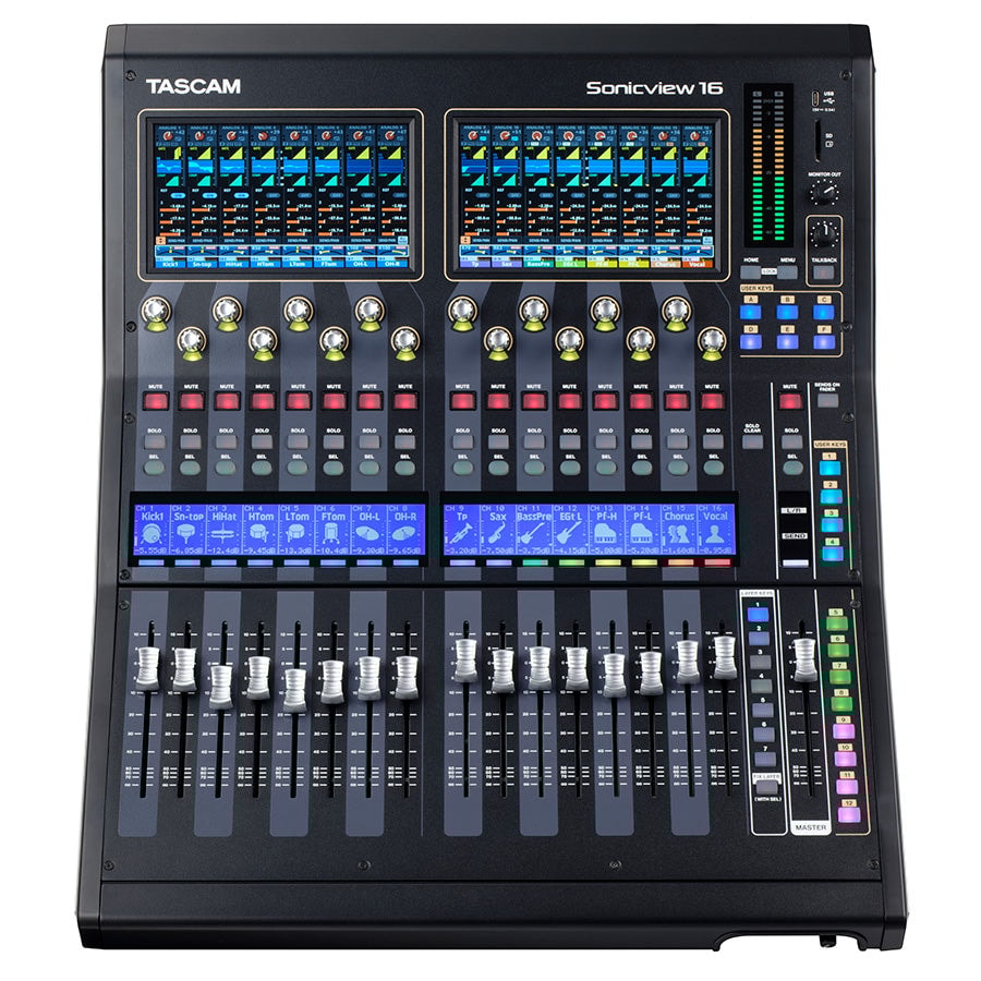 Console de mixagem TASCAM Sonicview 16XP modular digital Dante 32