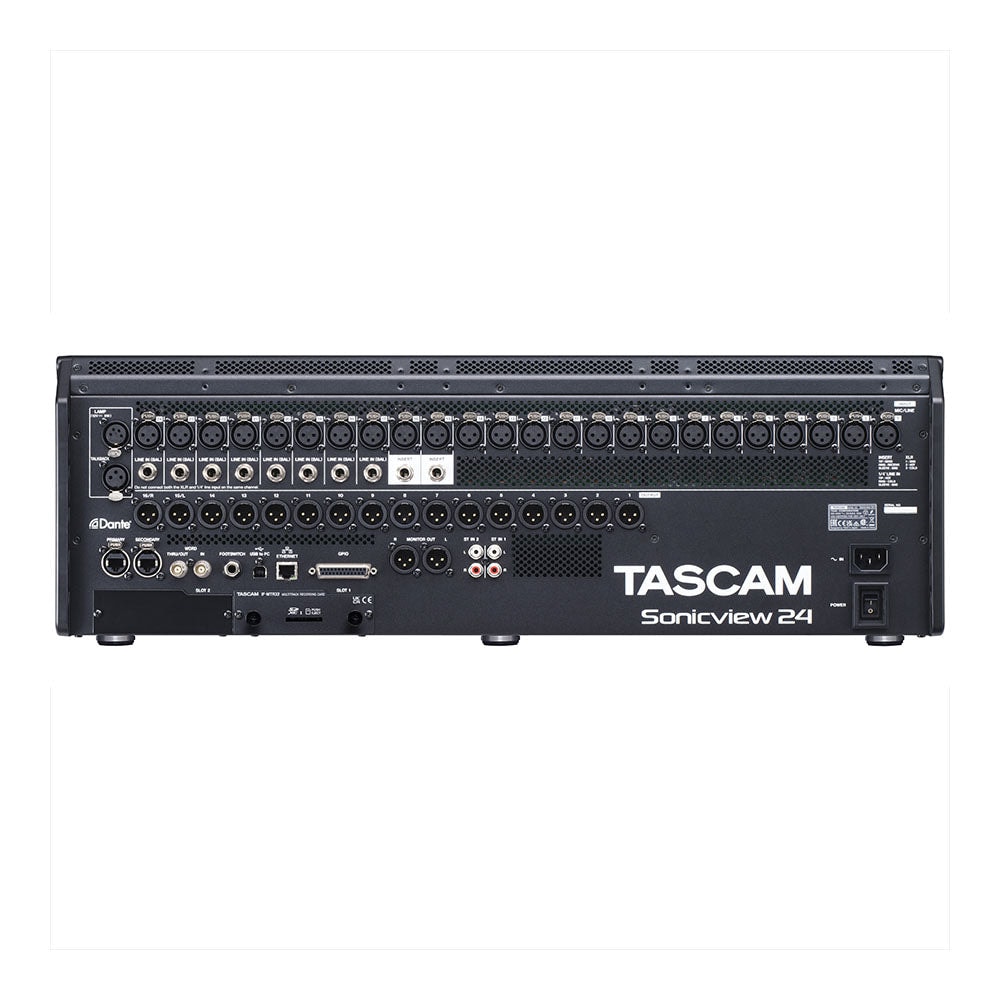 Console de mixagem TASCAM Sonicview 24XP modular digital Dante 32