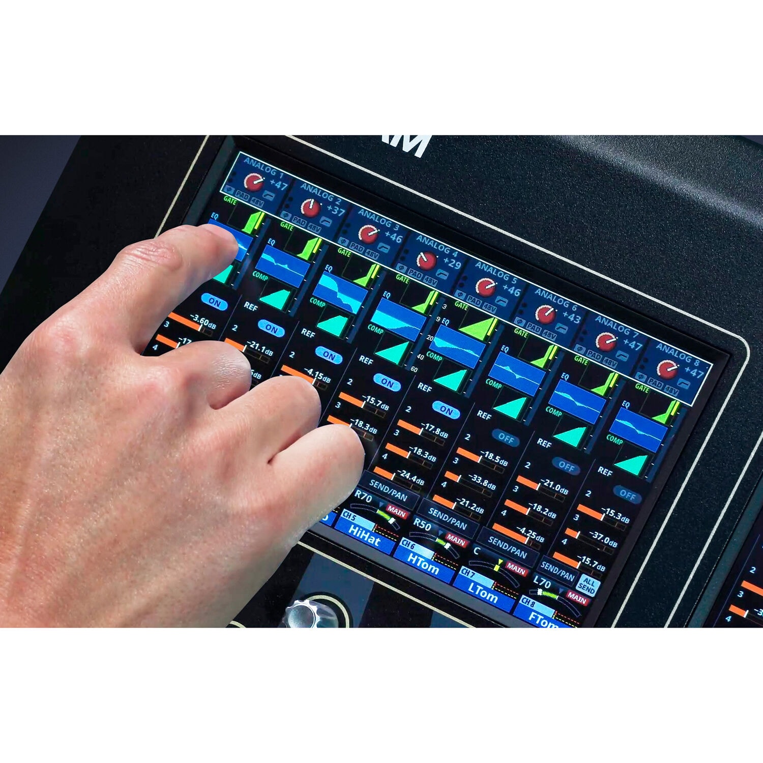 Console de mixagem TASCAM Sonicview 24XP modular digital Dante 32