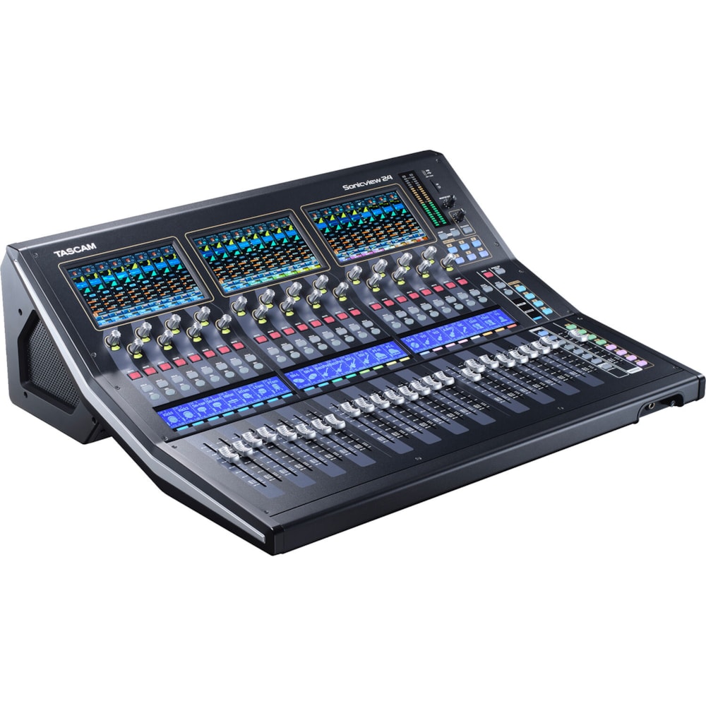 Console de mixagem TASCAM Sonicview 24XP modular digital Dante 32 bits/96KHz com até 44 entradas - 1