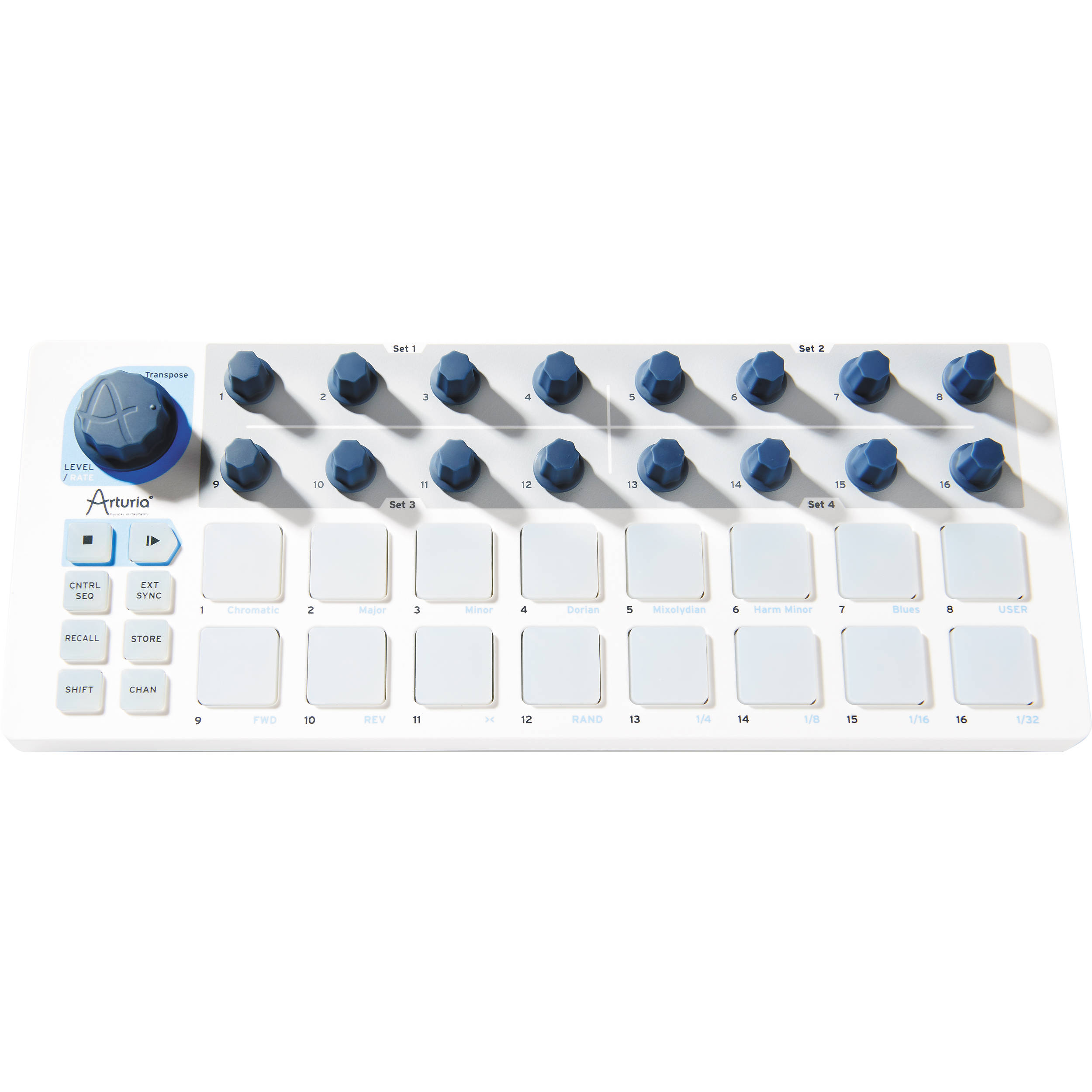 Controlador e sequencer MIDI Arturia Beatstep