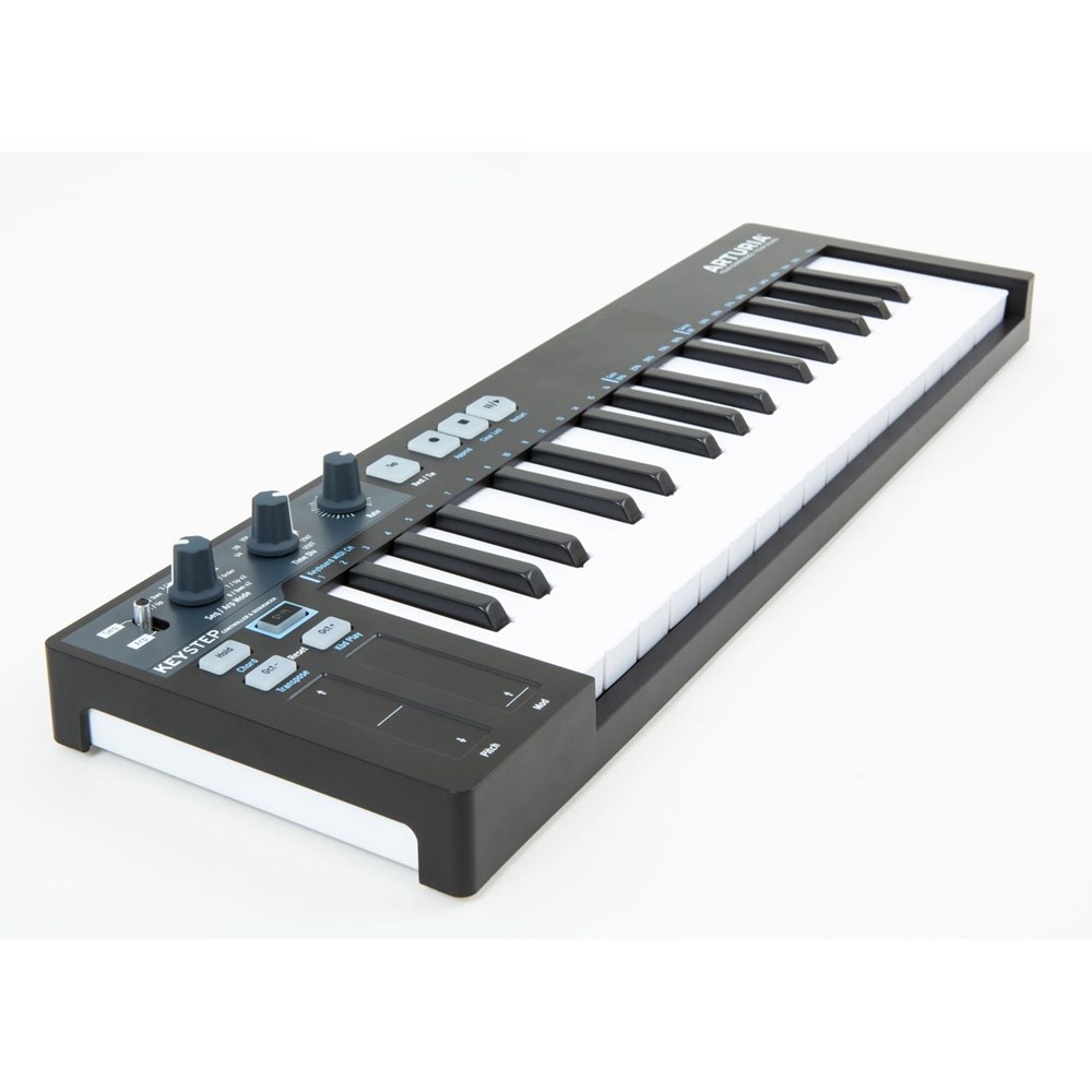 Controlador e sequenciador MIDI USB 32 teclas Arturia Keystep Black Edition - 1