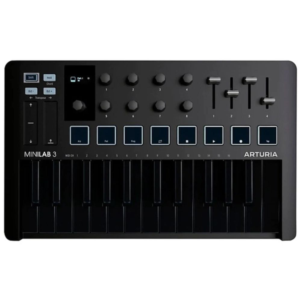 Controlador MIDI Minilab 3 Deep Black Edition Arturia