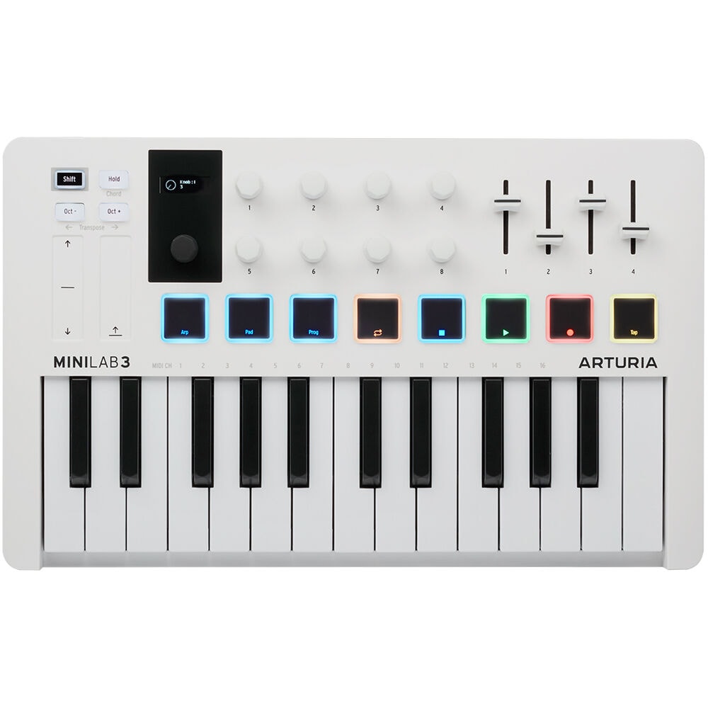 Controlador MIDI MiniLab 3 White Arturia