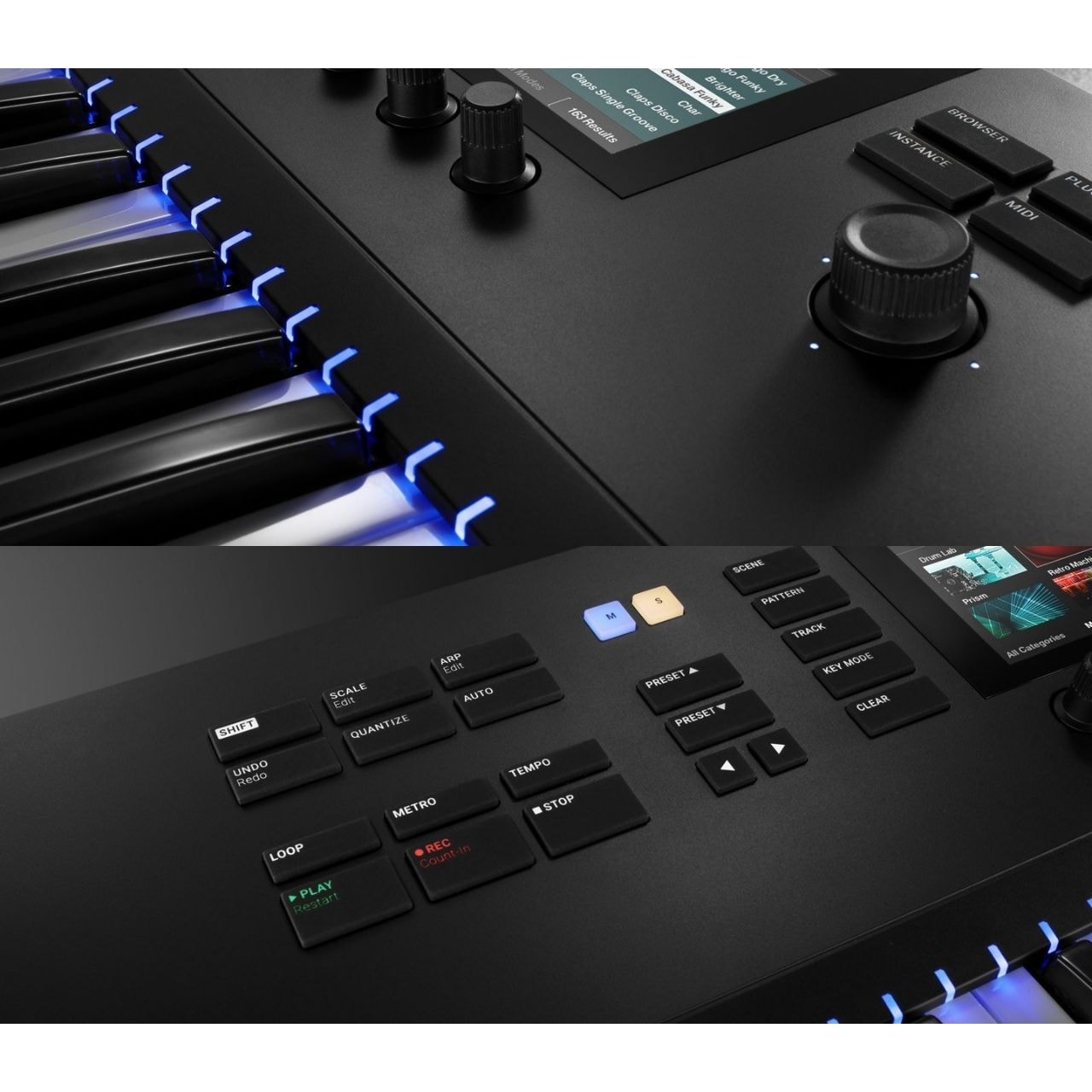 Controlador MIDI Native Komplete Kontrol S88 MK2 Hammer Action USB premium  com 88 teclas