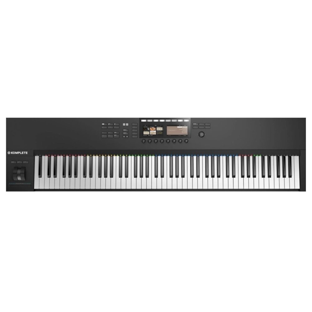 Controlador MIDI Native Komplete Kontrol S88 MK2 Hammer Action USB premium com 88 teclas