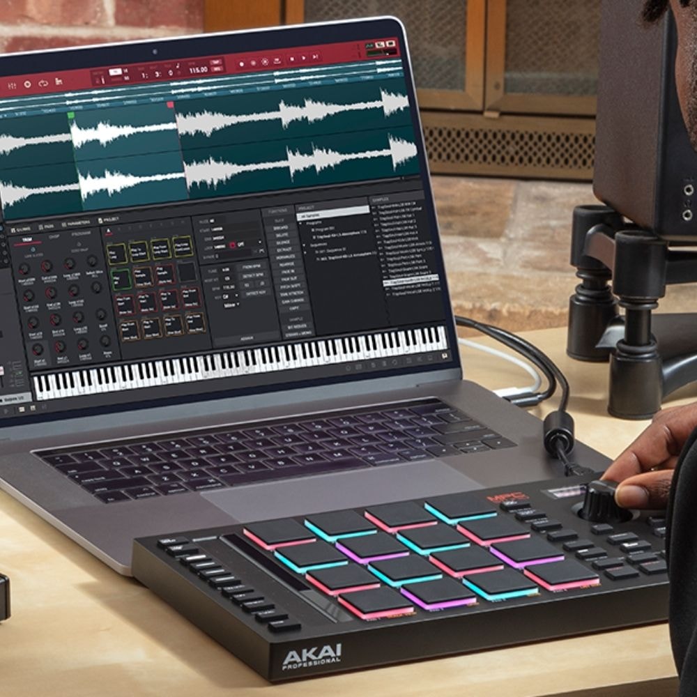 Controlador MIDI para software Akai MPC Studio