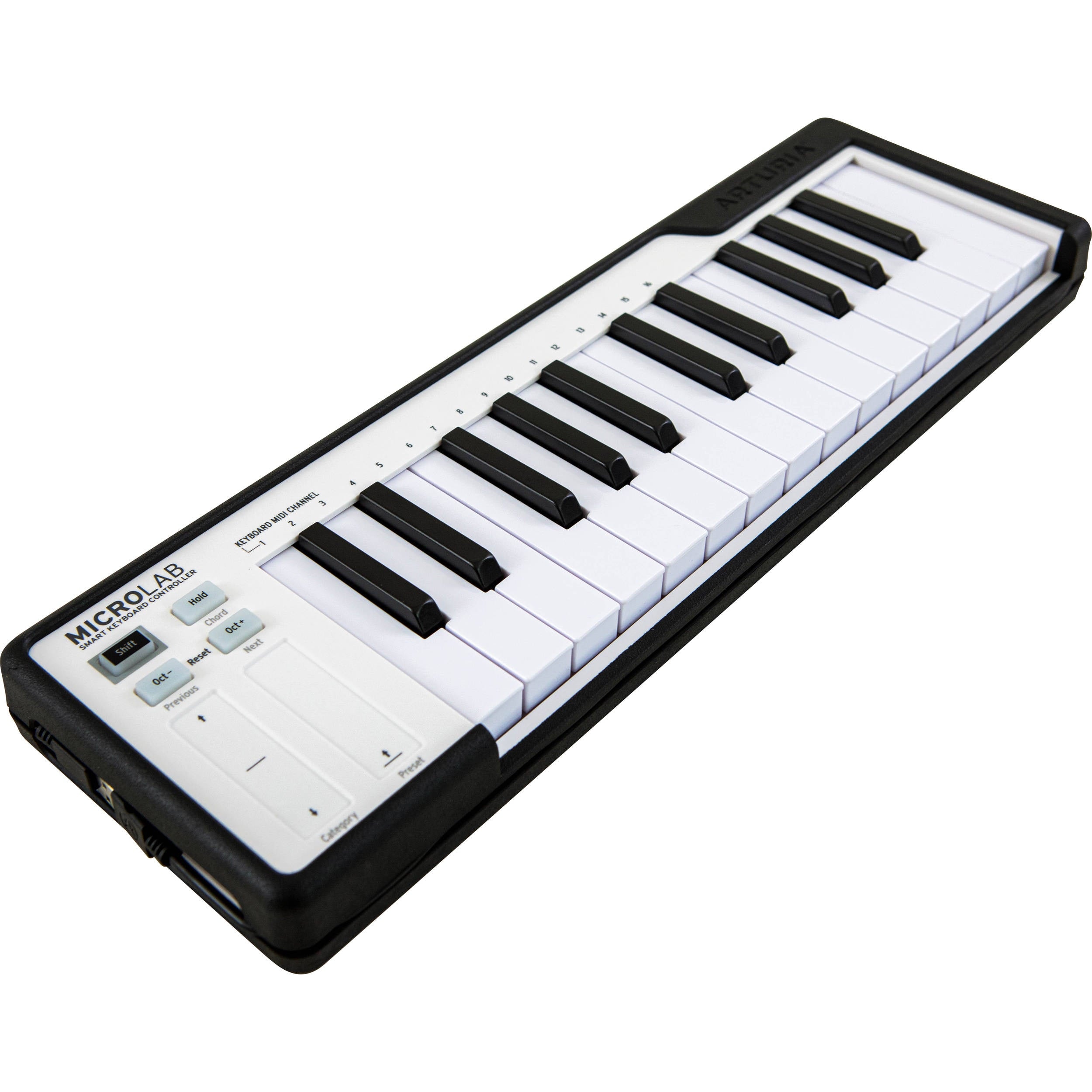 Controlador MIDI USB 25 teclas Arturia Microlab Black Controlador MIDI USB 25 teclas Arturia Microlab Black