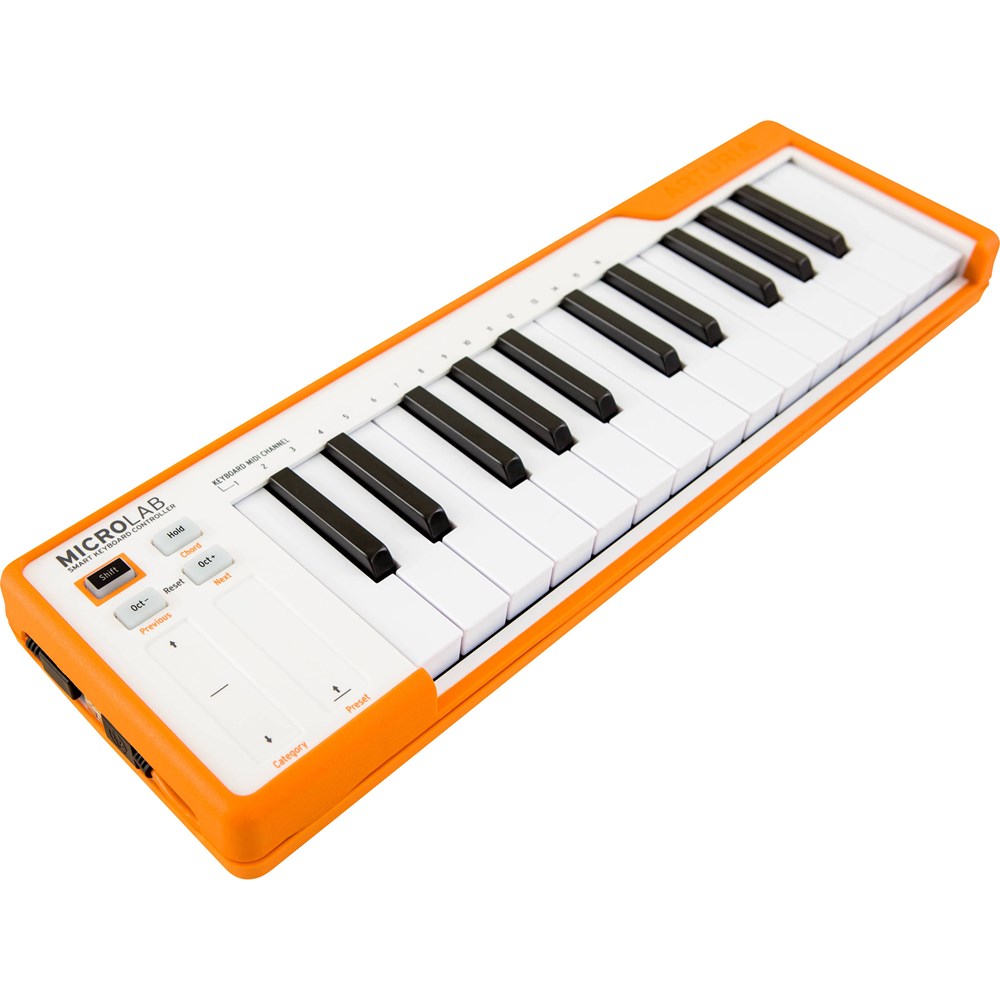 Controlador MIDI USB 25 teclas Arturia Microlab Orange - 1