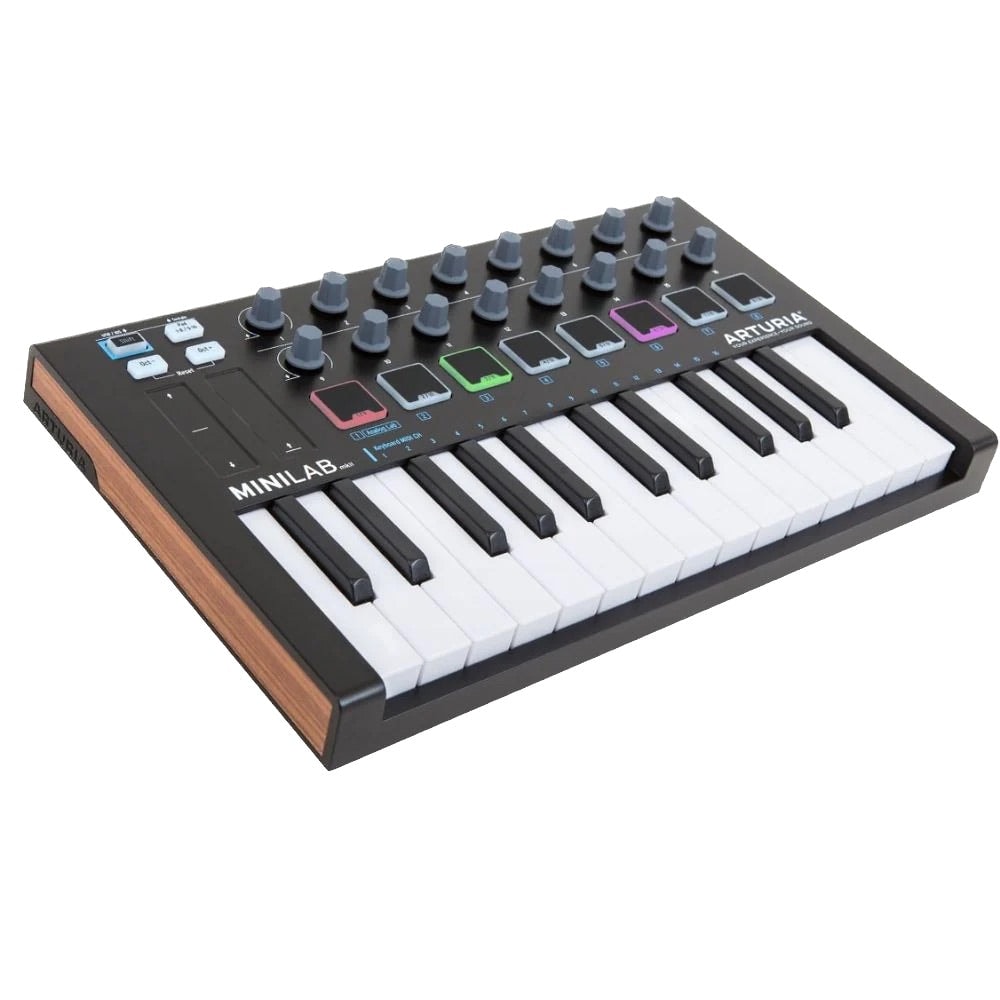 Arturia MINILAB mkII controlador MIDI universal com 1 ano de