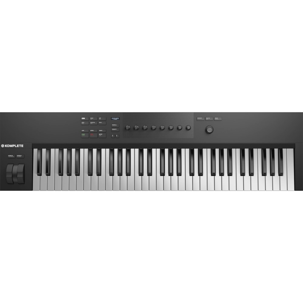 Controlador MIDI USB com 61 teclas Native Komplete Kontrol A61