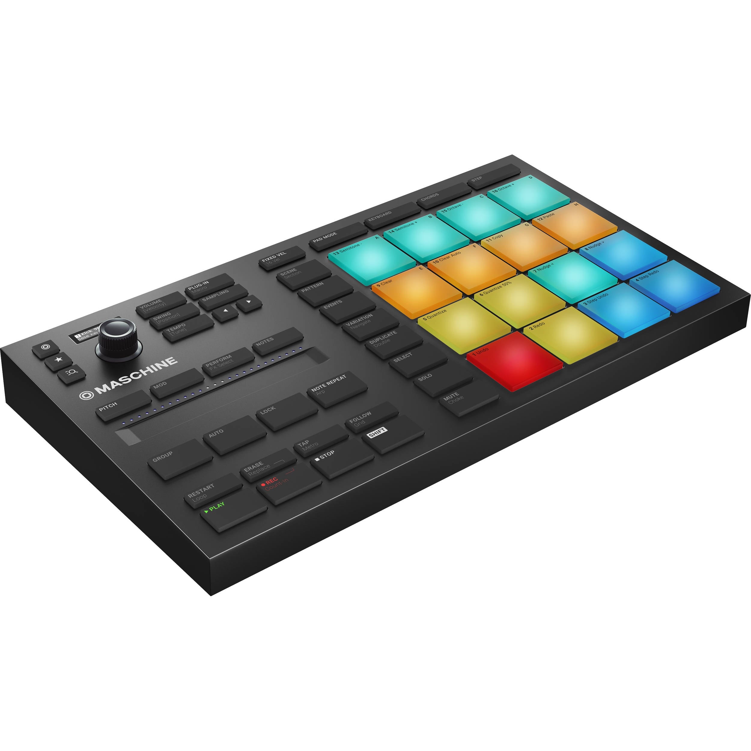 DTM・DAW Maschine Mikro MK3 + Roland Quad-Capture Controlador MIDI USB com pads Native Maschine Mikro MK3