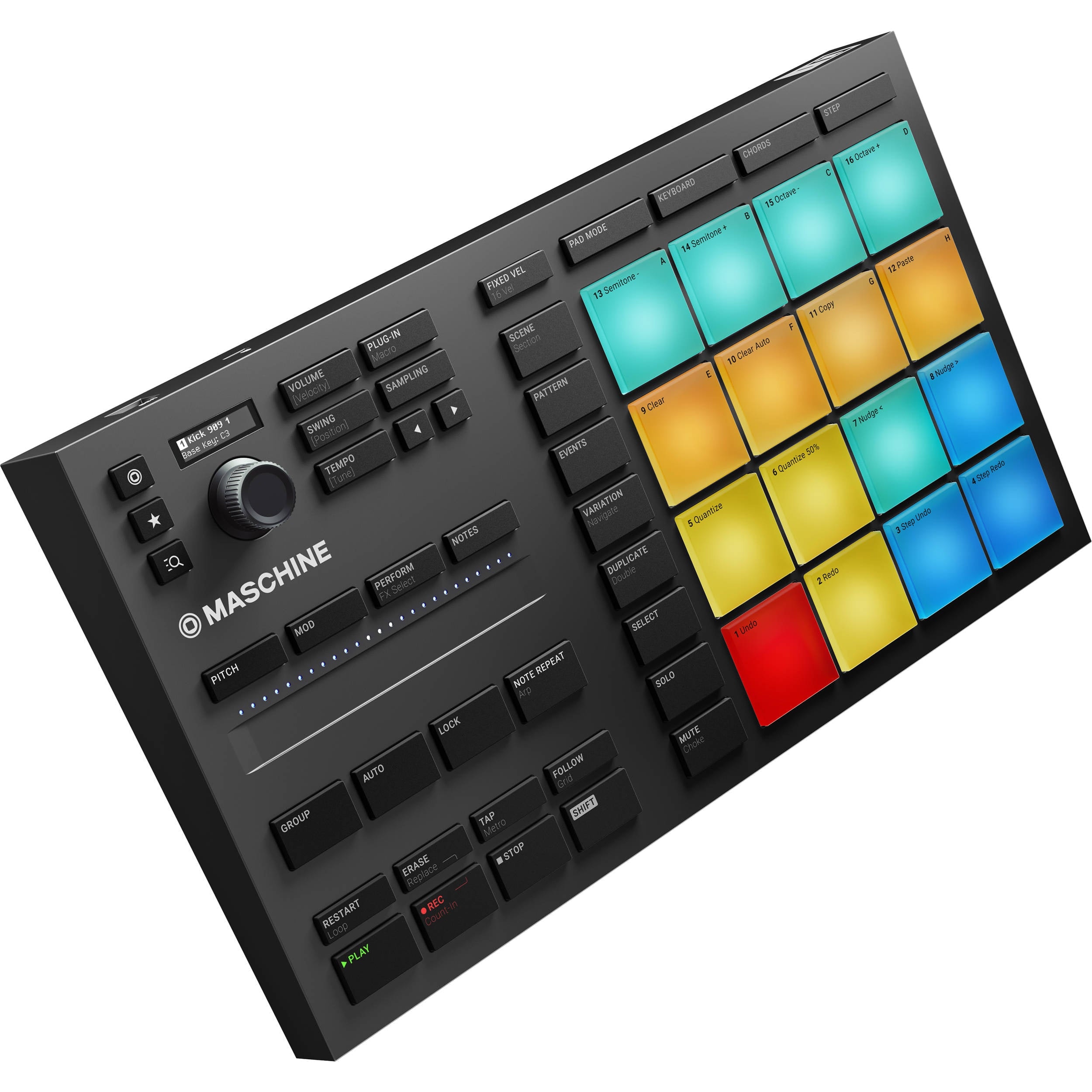 MASCHINE 3MIDIコントローラー Controlador MIDI USB com pads Native Maschine Mikro MK3