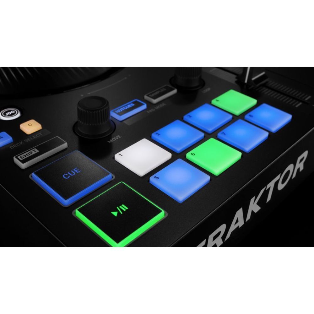 Controlador Native Traktor Kontrol S3 para DJ e interface de