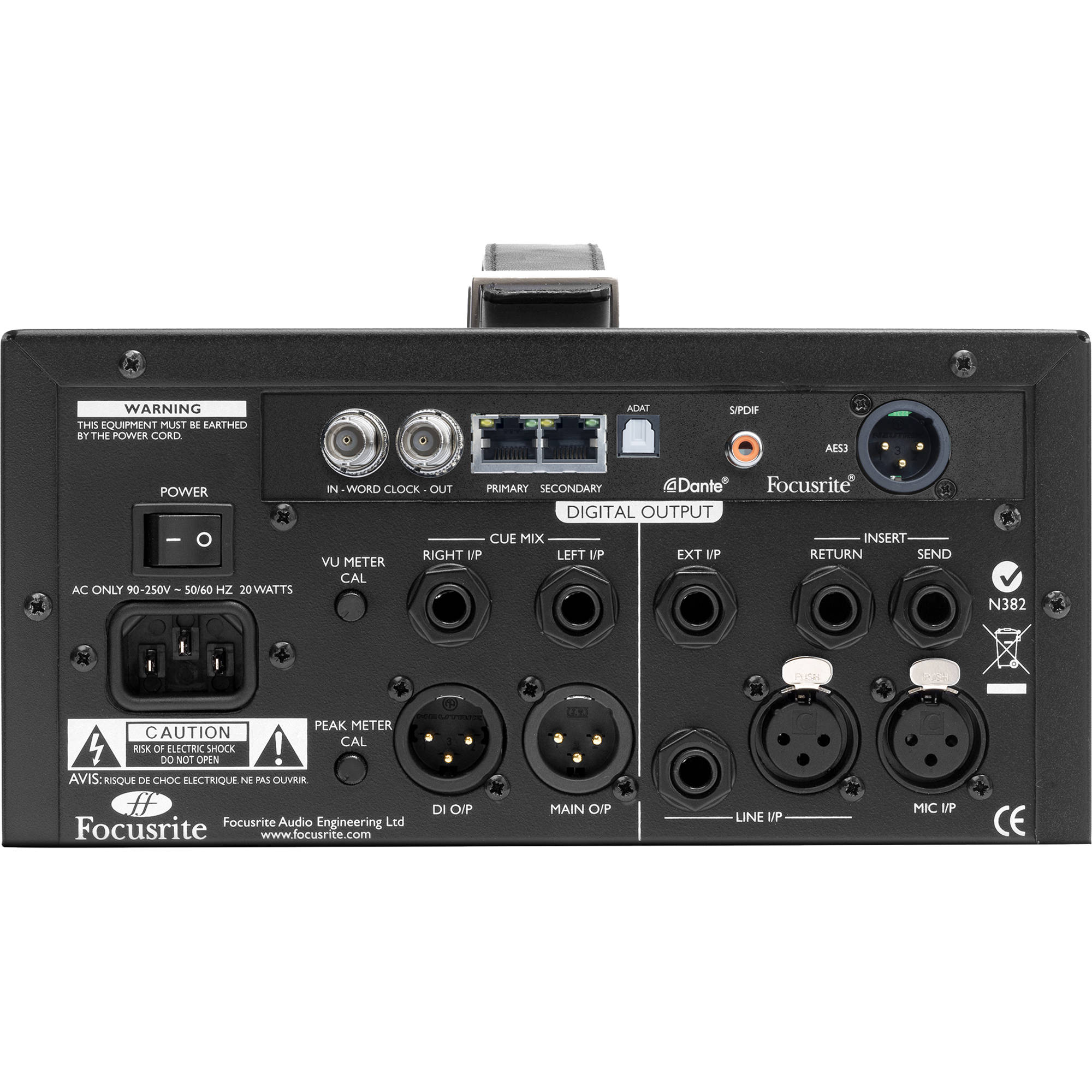 Conversor AD para série de pré-amplificadores ISA Focusrite ADN2