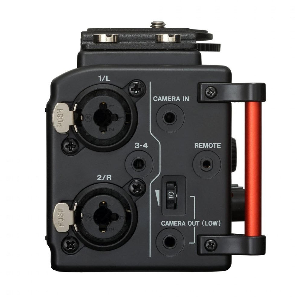 Gravador digital para câmeras DSLR TASCAM DR-60DmkII portátil com 4 entradas - 3