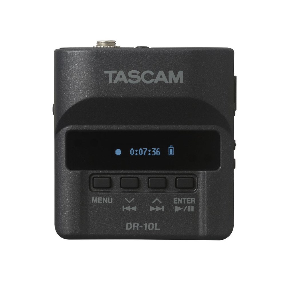 Gravador digital portátil com microfone Lavalier (Lapela) TASCAM - DR-10L - 2
