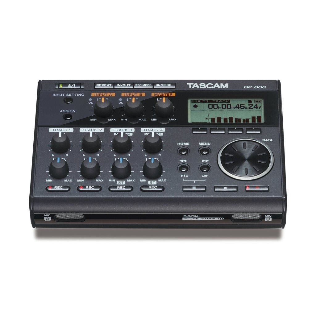 TASCAM DP-006 マルチトラックレコーダー Gravador digital multicanal compacto portátil TASCAM DP-006