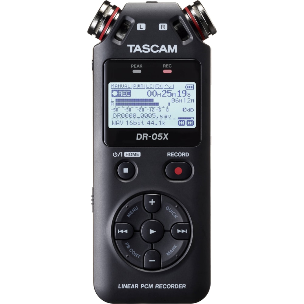 Gravador Portátil Tascam Dr-05X - OPEN BOX