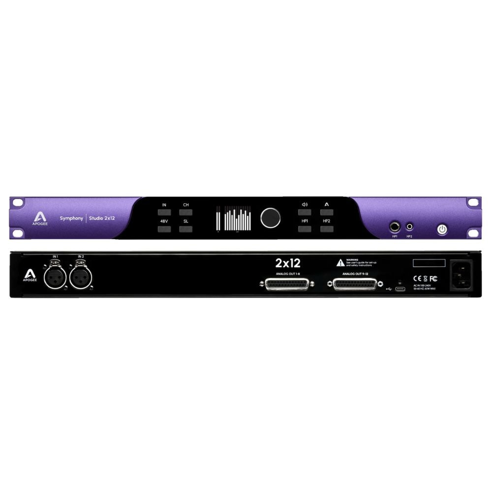 Interface de Áudio Apogee Symphony Studio 2x12 - 1