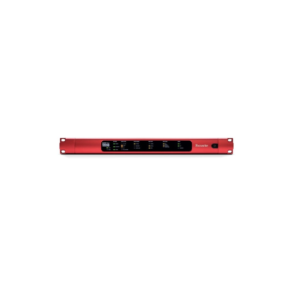 Interface de áudio DANTE Focusrite RedNet D64R