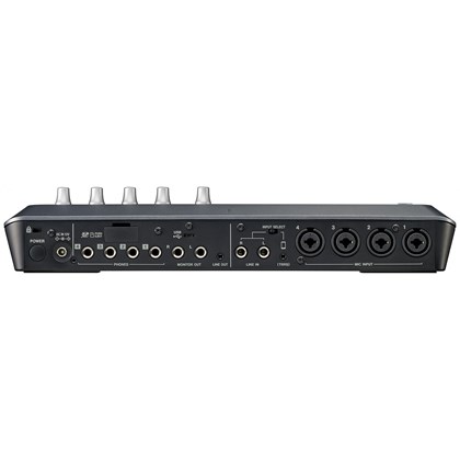 Interface de áudio e gravador TASCAM Mixcast 4 USB para podcast com 8 entradas 4 saídas - 2