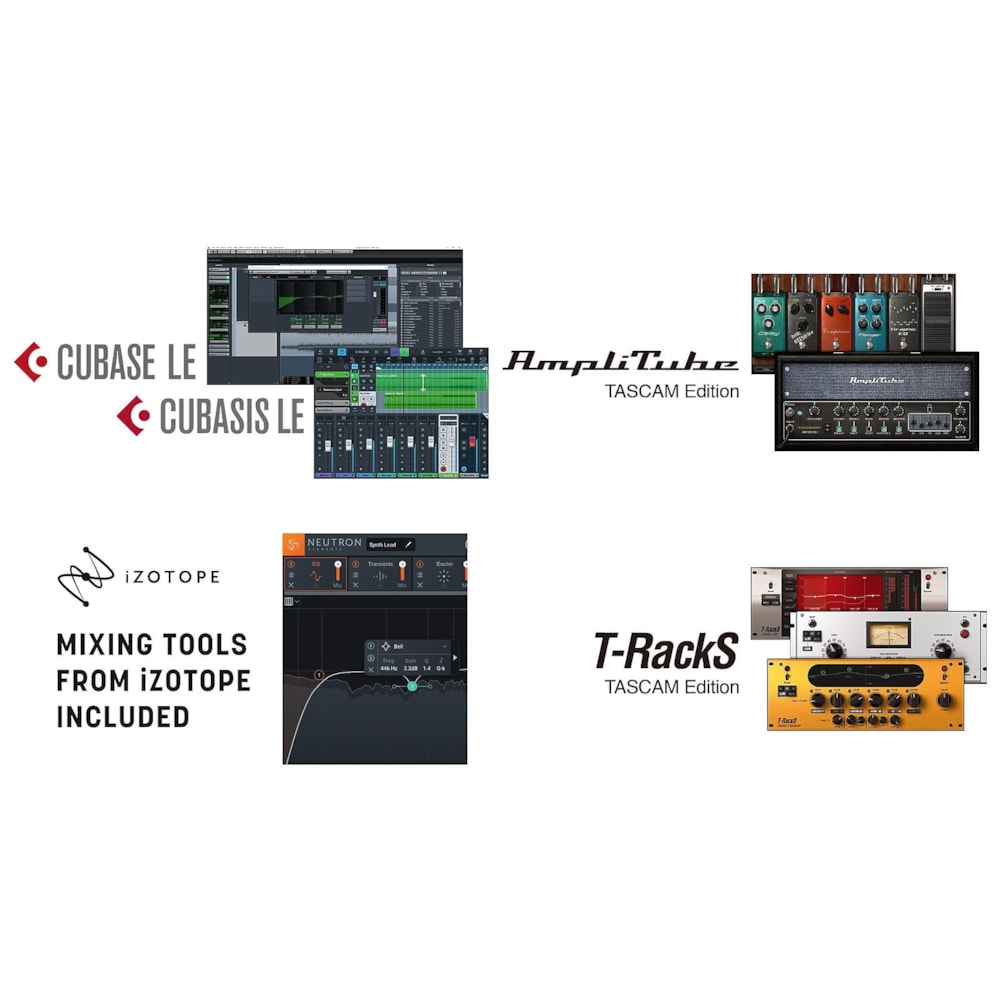 Interface de áudio e MIDI USB TASCAM SERIES 102i - 3