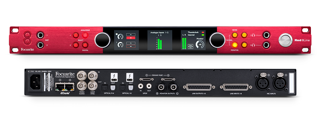 Interface de áudio Focusrite Red 16 Line All-In-One 64x64