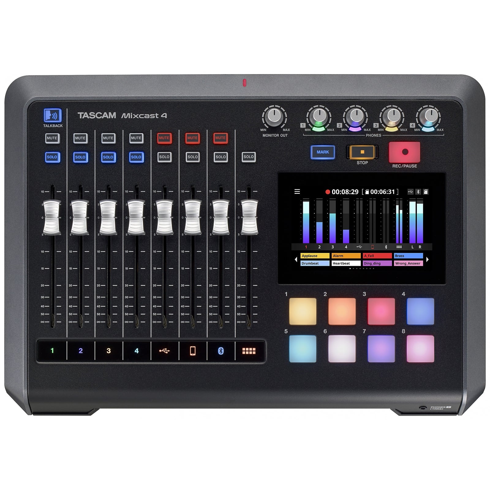 Interface de áudio e MIDI USB TASCAM SERIES 102i