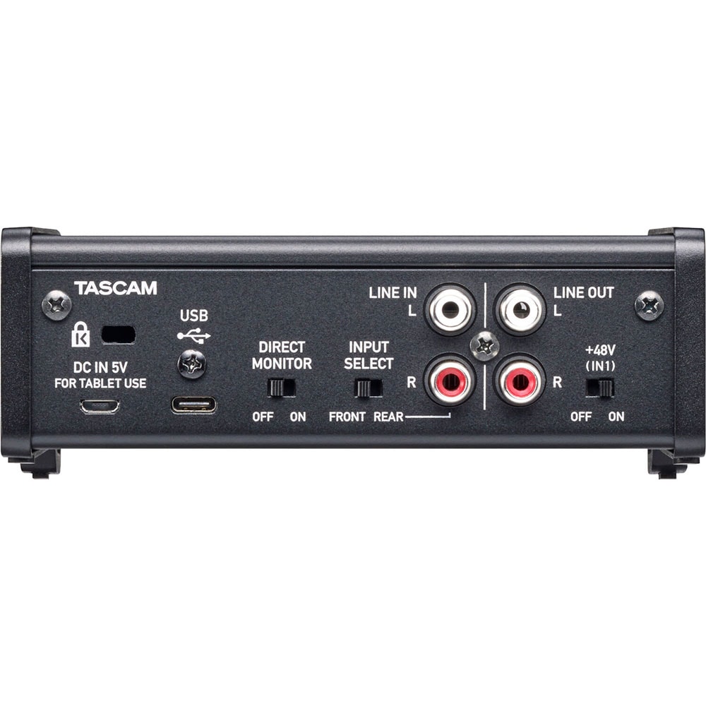 Interface de áudio USB 1 entrada e 2 saídas TASCAM US US-1X2HR - OPEN BOX - 2